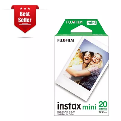 20 Shots Pack FUJIFILM Instax Mini Film Fujifilm Mini 11 9 8 7s & Mini 90 50 40* • £13.39