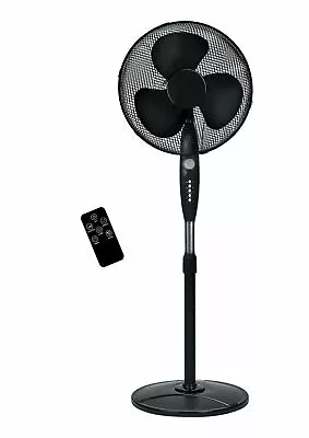 £35.50 • Buy Remote Control Fan Witb Sealing 16  Electric Oscillating Pedestal Air Cooling