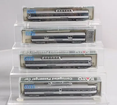 Kato 106-1801 N Scale Wabash Corrugated Passenger Cars (Set Of 4) LN/Box • $214.19