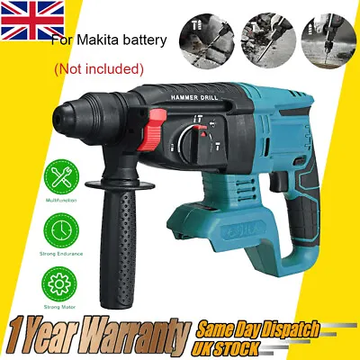 £40.99 • Buy 18V For Makita Brushless Hammer SDS+ Rotary Drill Body Only DHR242Z Cordless