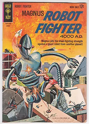 Magnus Robot Fighter 4000 AD #3 Very Good Plus 4.5 Gold Key 1963 • $29.99