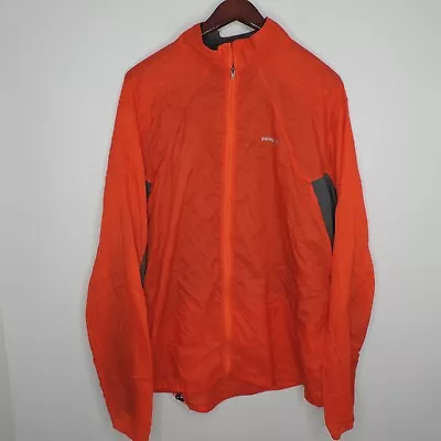 Patagonia Rain Jacket Lightweight Coat Nine Trails Houdini Mens XL Packable Oran • $33.55