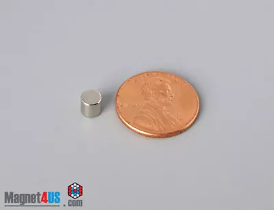 3/16 Diax 3/16   N40/N52 4.7x4.7mm   Rare Earth Neodymium Cylinder/Rod Magnets  • $27.99