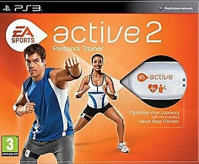 EA Sports Active 2 PS3 PlayStation 3 Video Game Only Mint Original UK Release • £20.99