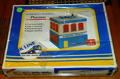 VINTAGE & RARE K-Lineville K-4223 Pharmacy Building Kit O Scale Model SEALED NEW • $38.25