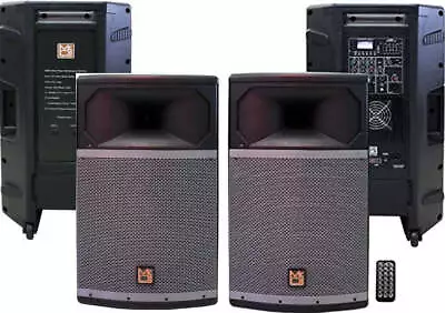 MR DJ PRO115BT & PRO115S PA DJ Active & Passive Speaker • $569.98