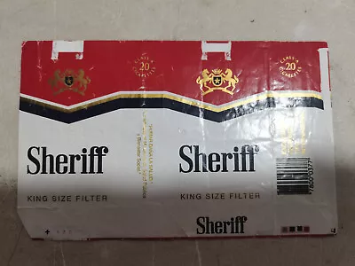 Opened Empty Cigarette Soft Pack--84 Mm--Sheriff • $1.40