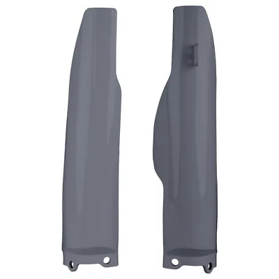 Polisport Front Fork Guards Plastic Nardo Gray KX125 2004-2005 KX250 2004-2007 • $37.90