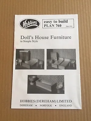 Hobbies Miniature Furniture Model Doll's House Plans In Simple Style 12th Scale • $3.79