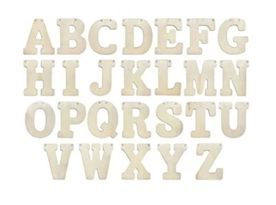 $18.68 • Buy 5 Inch 66 Pieces Wooden Letters Unfinished Wood Alphabet Letters For Crafts (...