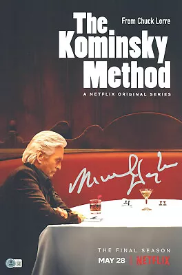 Michael Douglas Signed Autograph The Kominsky Method 12x18 Photo Beckett BAS • $450