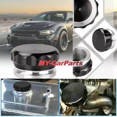 Black 1 1/2 /38.1mm Aluminium Alloy Weld On Filler Neck&Cap OilFuelWater Tank • $12