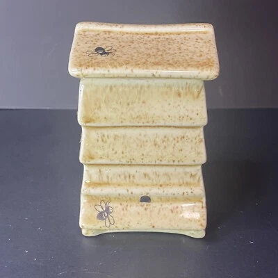 £12.99 • Buy Unusual Vintage Pottery Beehive Honey Preserve Brood Box Beehive L@@K