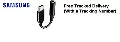 £5.50 • Buy Genuine Samsung Type-C To 3.5mm Headphone Jack Adapter Black For S20 S21 S22 S23