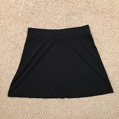 J. Jill Skirt Medium Black Short A-Line Pull On • $11.99