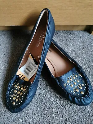 £2.20 • Buy Women's Matalan Black Flat Shoes Size 3 Eu 36 Slip-on - New