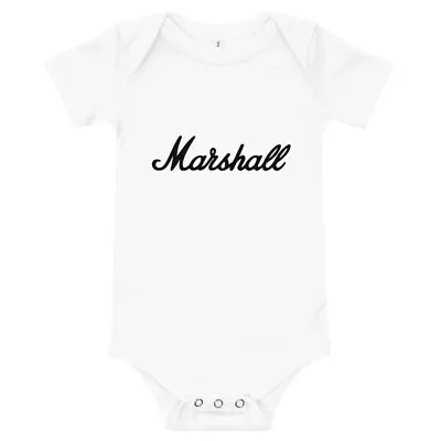 £8.99 • Buy Marshall Baby Vest (newborn) Alternative Music Fan Gift New Baby FREE UK POSTAGE