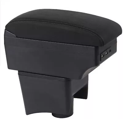 Car Armrest Arm Rest Centre Console Storage Box With USB For VW Polo 2012 - 2018 • $60.49