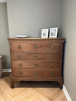 Antique 18th Century Danish Chest Of Drawers - Oak • £720