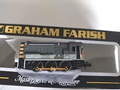 Graham Farish 371-000 N Gauge Class 08 BR Grey Railfreight Diesel Shunter 08653 • £50