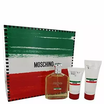 Moschino Friends By Moschino 4.2 Oz EDT SPRAY 3 PC GIFT SET FOR MEN RARE • $99.90