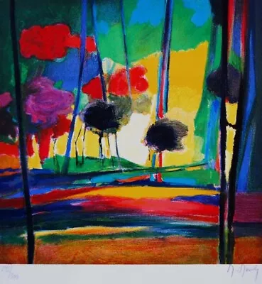 L'Oree Du Bois The Edge Of The Wood MARCEL MOULY Unframed Hand Signed Lithograph • $2700