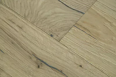 £35.99 - Antique Raw Natural Engineered Oak Wood Flooring- 14x3x190 - Sample • £0.99