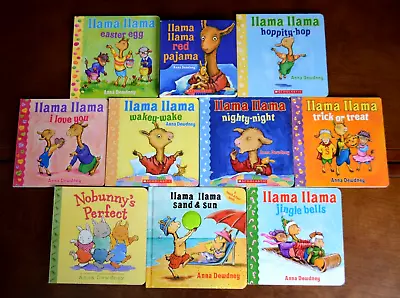 Lot Of 10 Llama Llama Board Books By Anna Dewdney Misses Mama Red Pajama L4 • $32.99