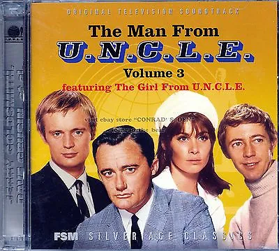  THE MAN FROM U.N.C.L.E  Vol.3 Score FMS 3000 Ltd 2CD Sealed THE GIRL FROM UNCLE • $139.99