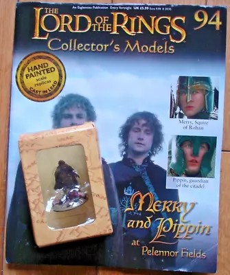 The Lord Of The Rings Eaglemoss Collector Model–Merry And Pippin At Pelennor.94 • £6.50