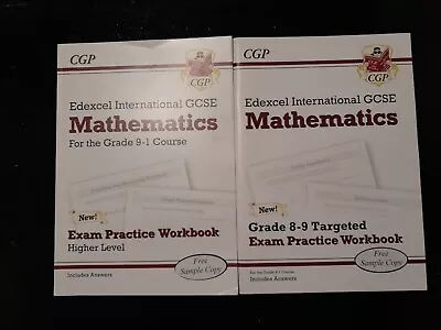 2 Workbooks: Edexcel International GCSE Maths 8-9 Higher Level Exam Practice • £7.99