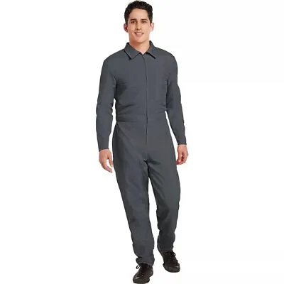 Gray Mechanic Coveralls Michael Meyers Jumpsuit Costume - Small/Medium #4068 • $19.79