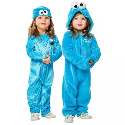 Official Sesame Street Cookie Monster Baby Toddler Fancy Dress Party Costume • £17.95