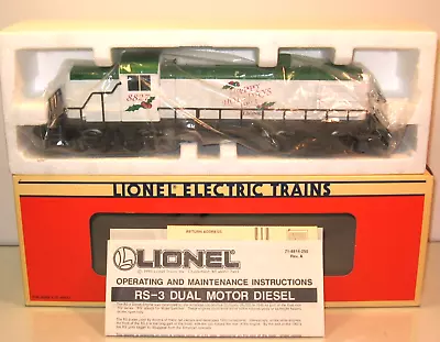 LIONEL 6-18827 Christmas RS-3 Diesel With Diesel Horn OB MINT 1993 • $149.95