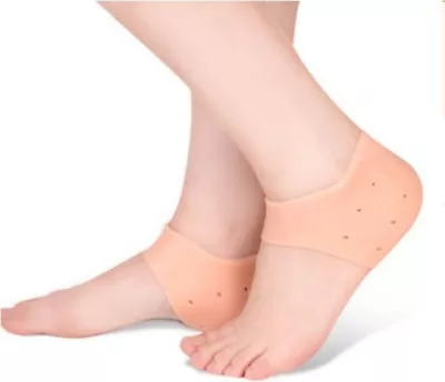 1-Pair Silicone Gel Heel Socks For Cracked Feet-Moisturizing Skin Care Protector • $6.20