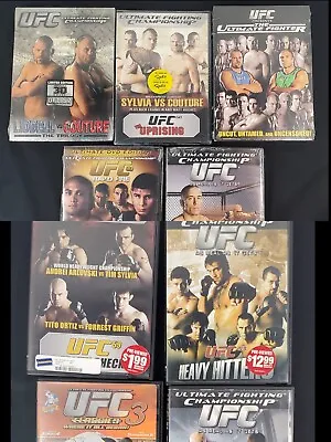 Lot Of 5 Sealed And 4 Pre-Viewed UFC DVD's  • $21