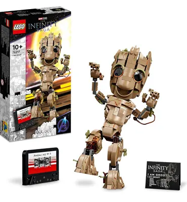 LEGO Marvel 76217 I Am Groot Set Baby Groot Buildable Toy • £39.99