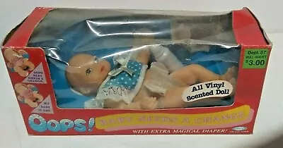 Vintage Cititoy Newborn Magical Diaper Realistic Baby Doll 1990  Old But & NIB • $15
