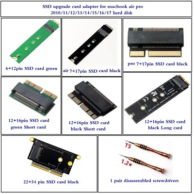 SSD Upgrade Card Adapter For Macbook Air Pro 2010/11/12/13/14/15/16/17 Hard Disk • $6.70