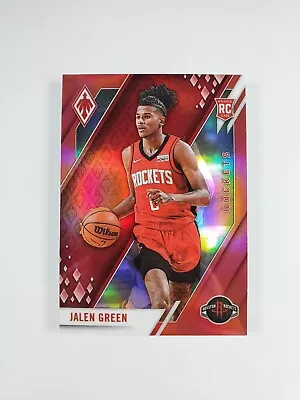 2021-22 Chronicles Phoenix JALEN GREEN Prizm Red Rookie RC /149 #675 Team Match • $60