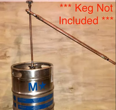 2  Copper Moonshine Still Distilling DIY Beer Keg Kit Gasket Ferrule Tri Clamp • $99.99