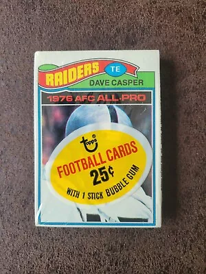 1977 Topps Football Cello Pack -Dave Casper Rookie On Front! Steve Largent RC? • $399.99