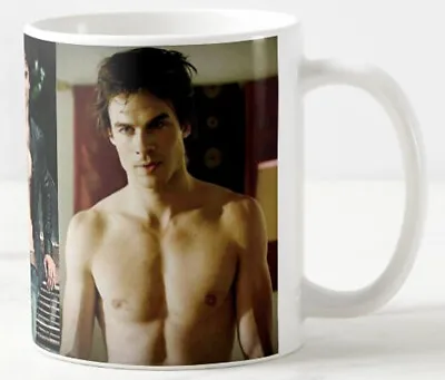 Ian Somerhalder - Coffee Mug - Tea Cup - Show - Vampire Diaries Damon Salvatore • £11.99
