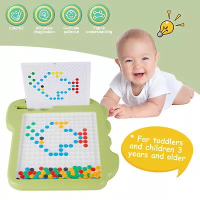 £15.99 • Buy Magnetic Drawing Board For Kids Doodle Dot Art Educational Preschool Toy WCH