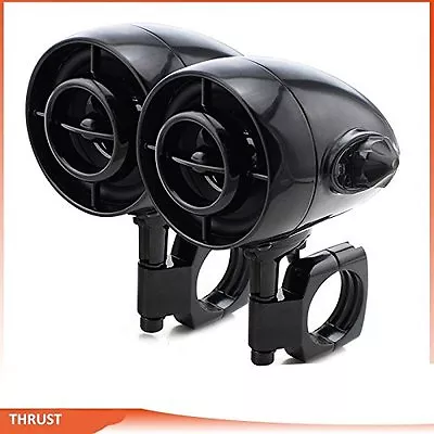 Aluminum Bluetooth MP3 Motorcycle High Output Speaker Stereo System For Harley • $249.99