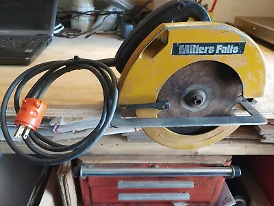 Vintage Electric Millers Falls SP827B Heavy Duty Circular Saw • $89