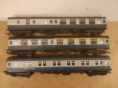 £24.99 • Buy 3 Inter-City Mk1 Coaches For Hornby OO Gauge Train Sets