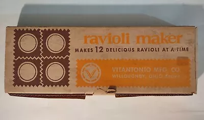 Vintage Vitantonio Ravioli Maker Model 512 With Box Made In USA • $19.95