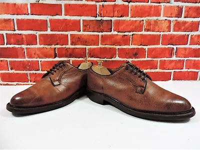 Church's Cheaney Mens Shoes Tan Dainite Derbies UK 7.5 F EU 41.5 US 8.5 Grain  • £139