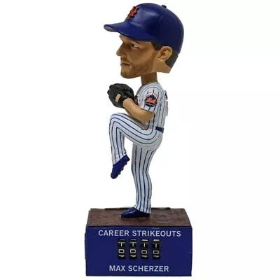 2022 New York Mets Max Scherzer Strikeout Counter Bobblehead SGA 8/26/22 Mint • $16.50